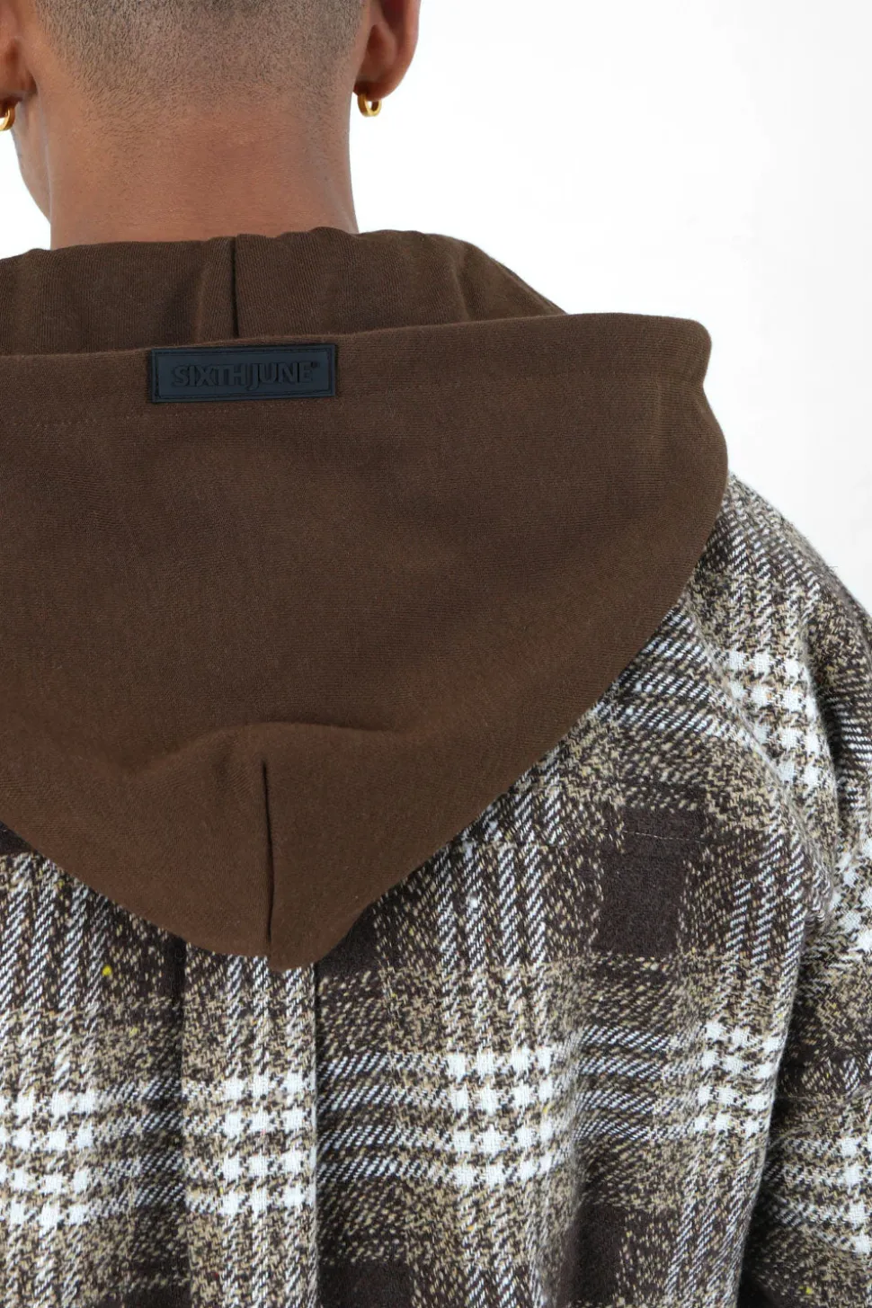 Surchemise Tartan Marron