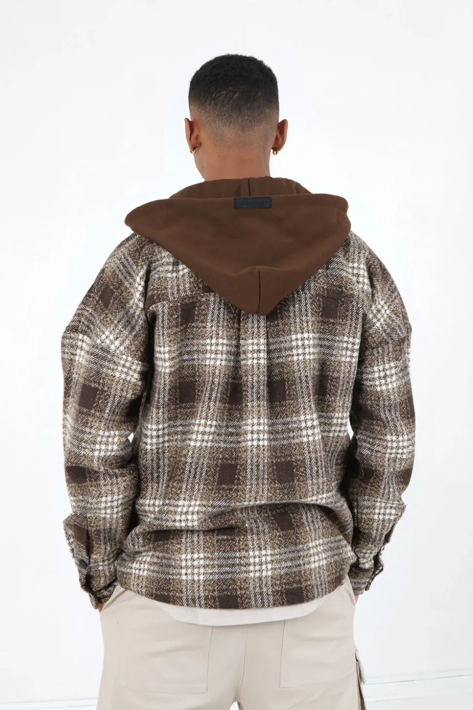 Surchemise Tartan Marron