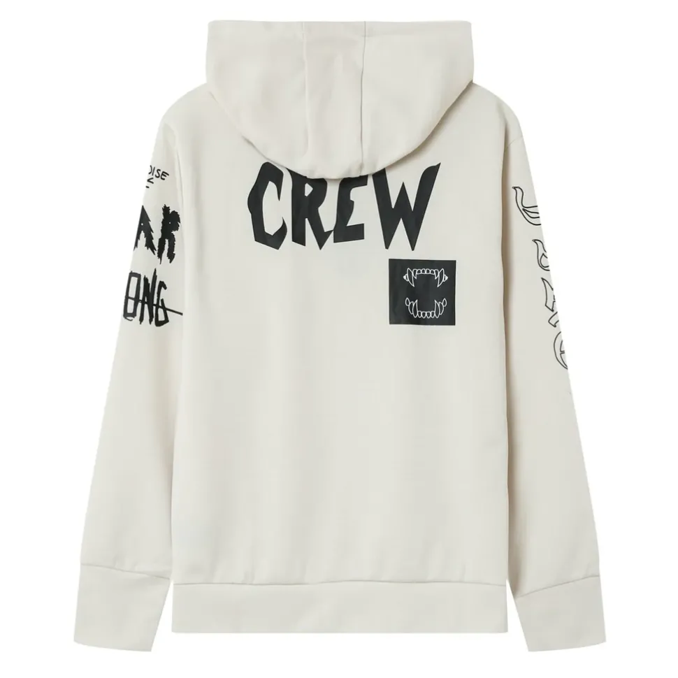 Sweat A Capuche Crew Beige
