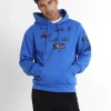 Sweat A Capuche Crew Bleu Fonce
