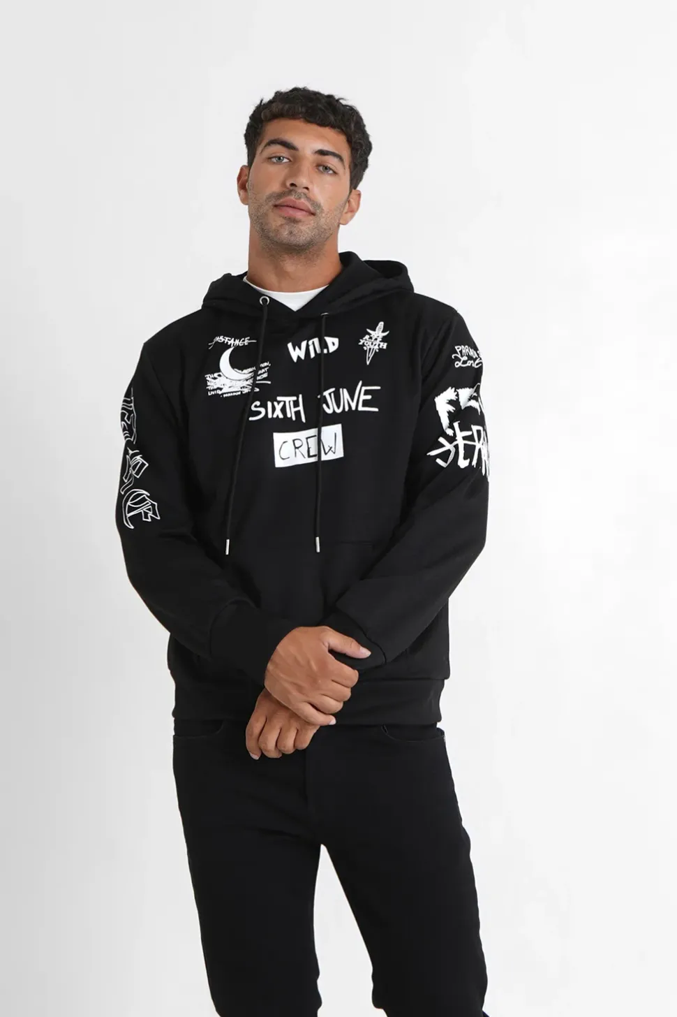 Sweat A Capuche Crew Noir