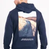 Sweat A Capuche Desert Bleu Fonce
