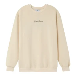 Sweat Broderies Crew Beige