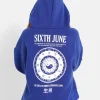 Sweat Capuche Astrologie Chinese Bleu Fonce