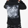 Sweat Capuche Bandana Noir