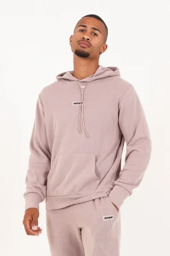 Sweat Capuche Cotele Cordon Beige