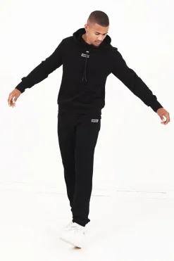 Sweat Capuche Cotele Cordon Noir