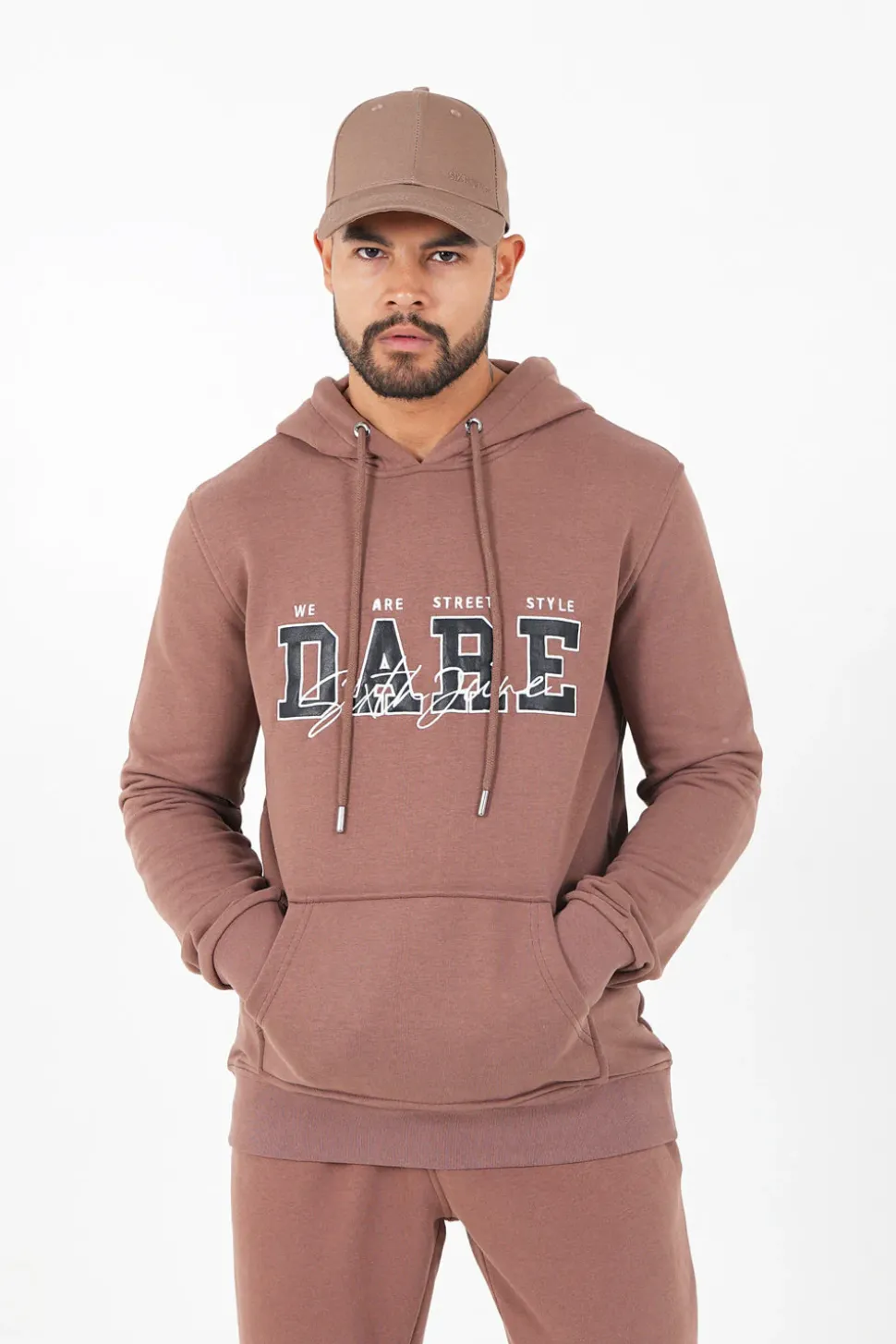 Sweat Capuche Dare Marron