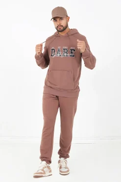 Sweat Capuche Dare Marron