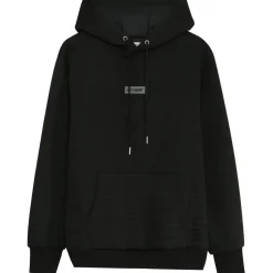 Sweat Capuche Gaufre Noir