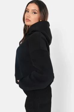 Sweat Capuche Logo Gothique Noir