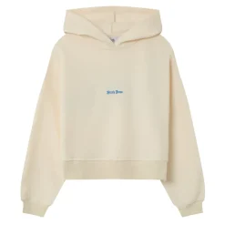 Sweat Capuche Logo Gothique Beige