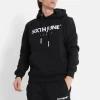 Sweat Capuche Molletonne Logo Noir