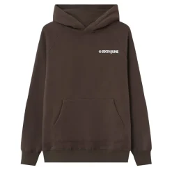 Sweat Capuche Molletonne Marron