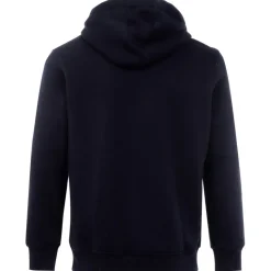 Sweat Capuche Molletonne Logo Bleu Fonce