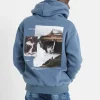 Sweat Capuche Moodboard Dos Bleu