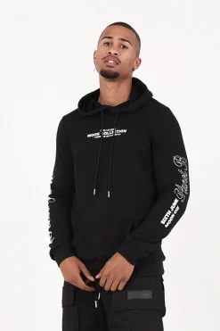 Sweat Capuche Moon Earth Collection Noir