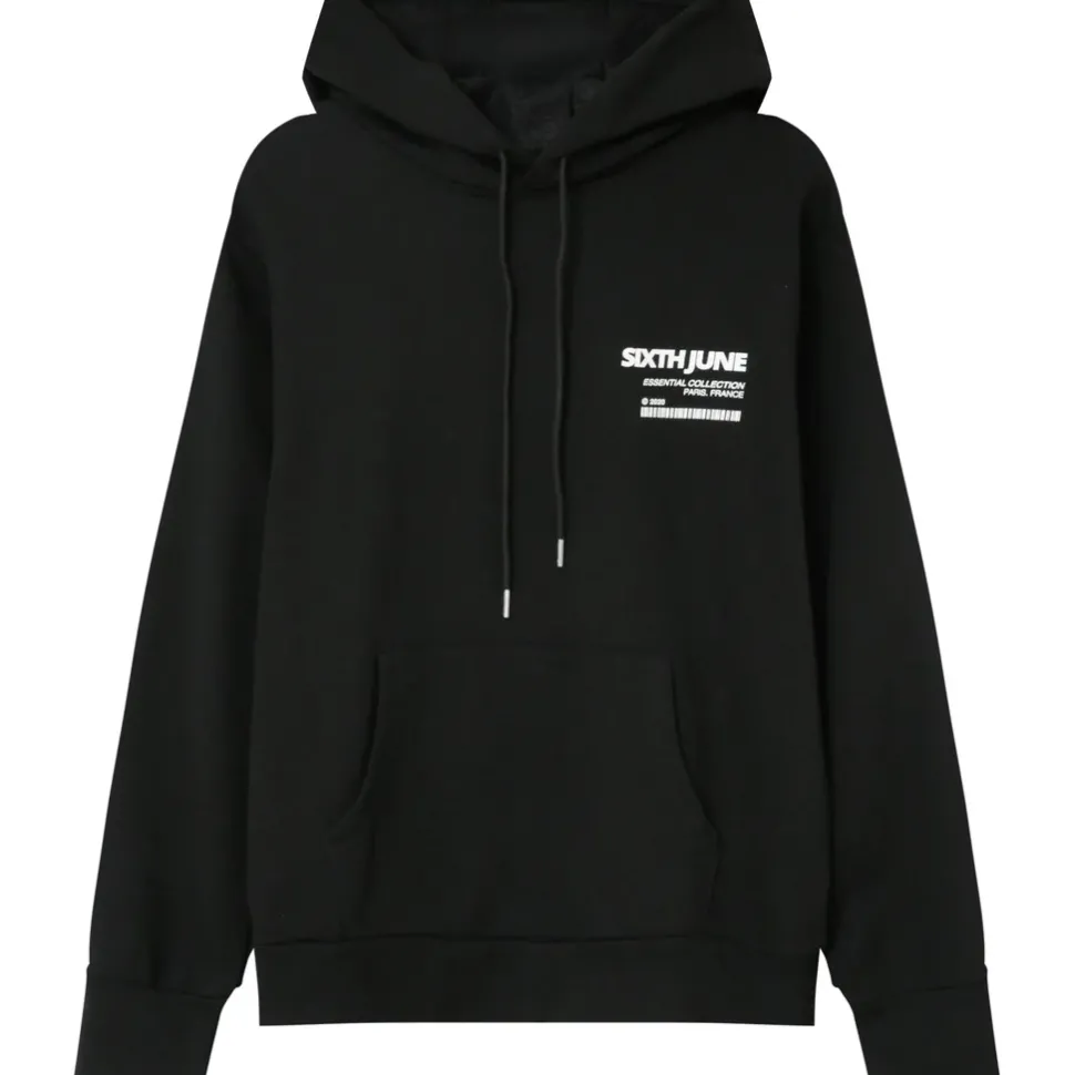 Sweat Capuche Palm Fire Noir