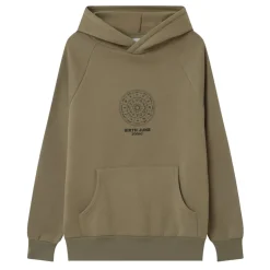 Sweat Capuche Signes Zodiaque Vert Kaki