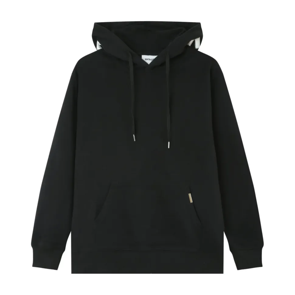 Sweat Logo Gothique Capuche Noir