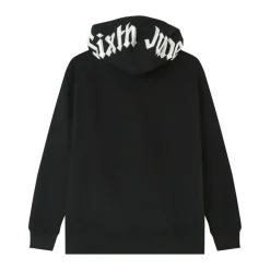 Sweat Logo Gothique Capuche Noir
