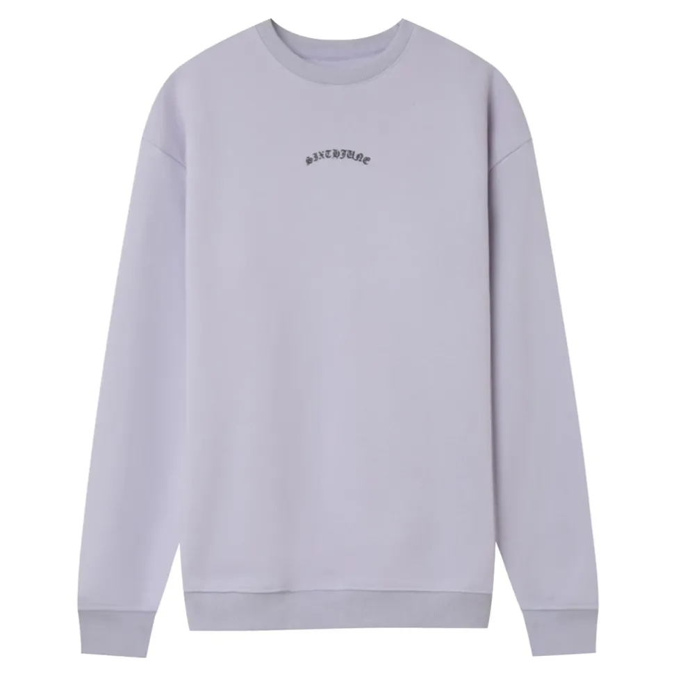 Sweat Logo Gothique Violet Clair