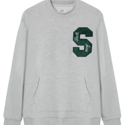Sweat Logo Patch Universite Gris