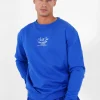 Sweat Logo Signature Bleu Fonce