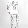 Sweatshirt Capuche Inspiration Tarot Blanc