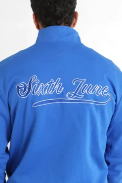 Sweatshirt Retro Logo Bleu Fonce
