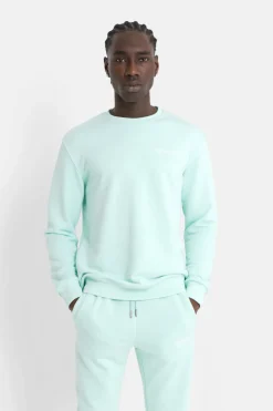 Sweatshirt Soft Logo Brode Vert