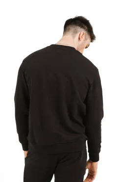 Sweatshirt Soft Logo Brode Noir