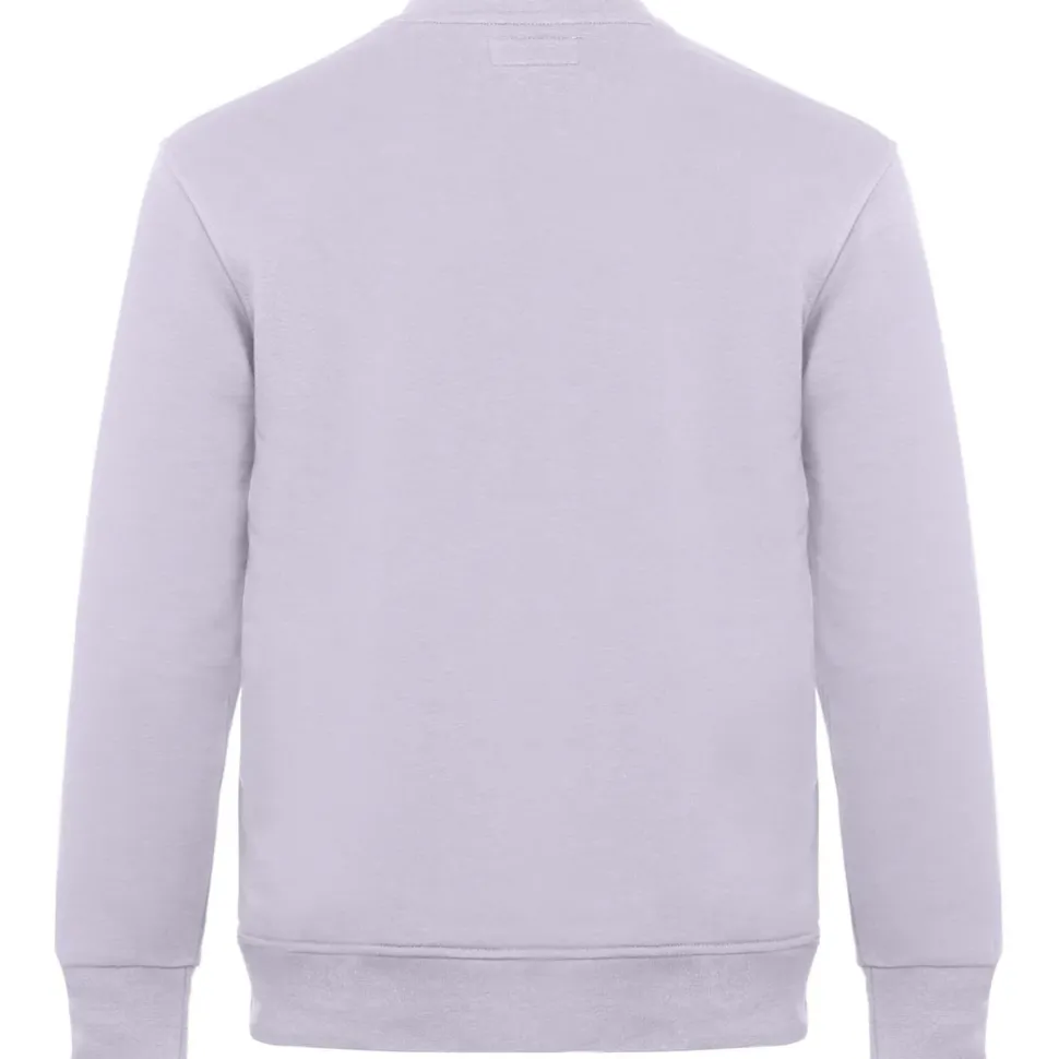 Sweatshirt Soft Logo Brode Violet
