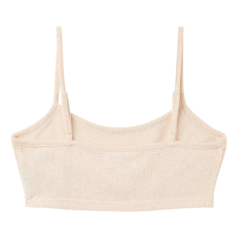 Top Bretelles Bijou Cotele Beige