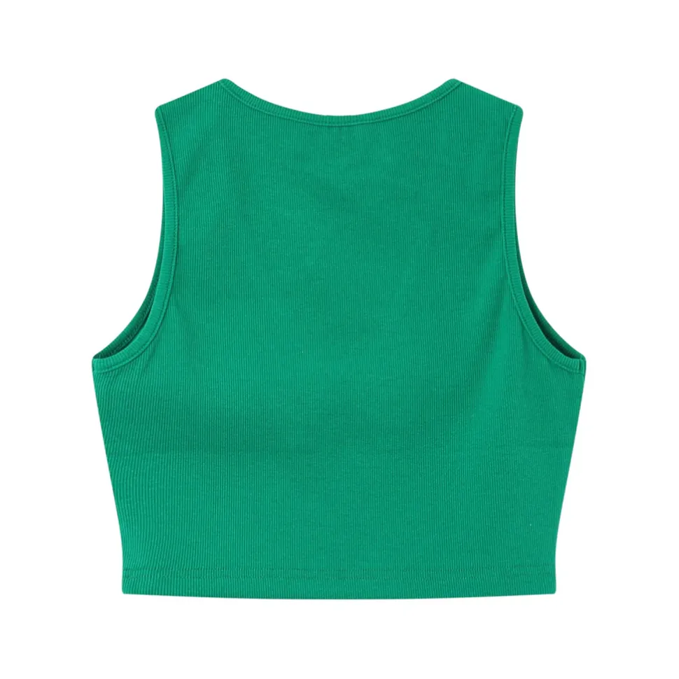 Top Col V Court Cotele Vert