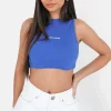 Top Court Cotele Bleu Fonce