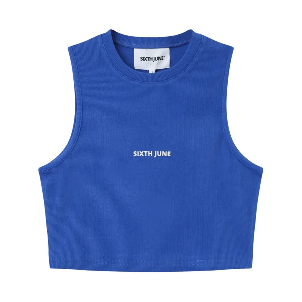 Top Court Cotele Bleu Fonce