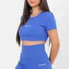 Top Court Cotele Logo Bleu Fonce