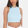 Top Court Cotele Logo Bleu Clair