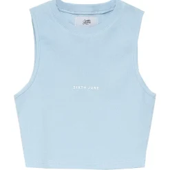 Top Court Cotele Logo Bleu Clair