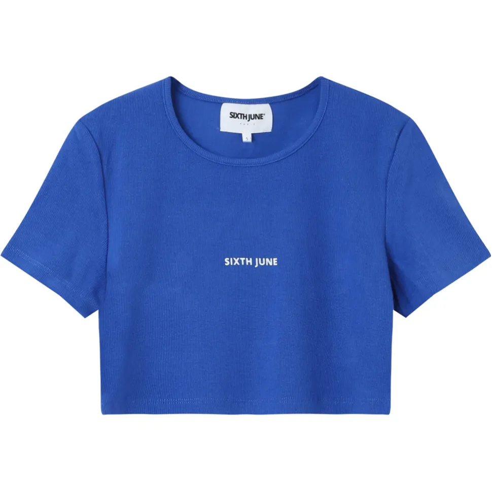 Top Court Cotele Logo Bleu Fonce