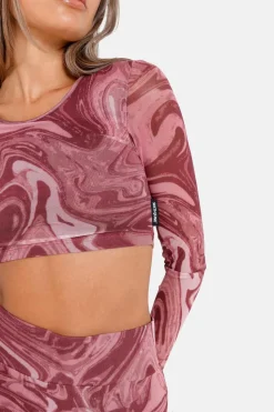 Top Court Mesh Encore Rose
