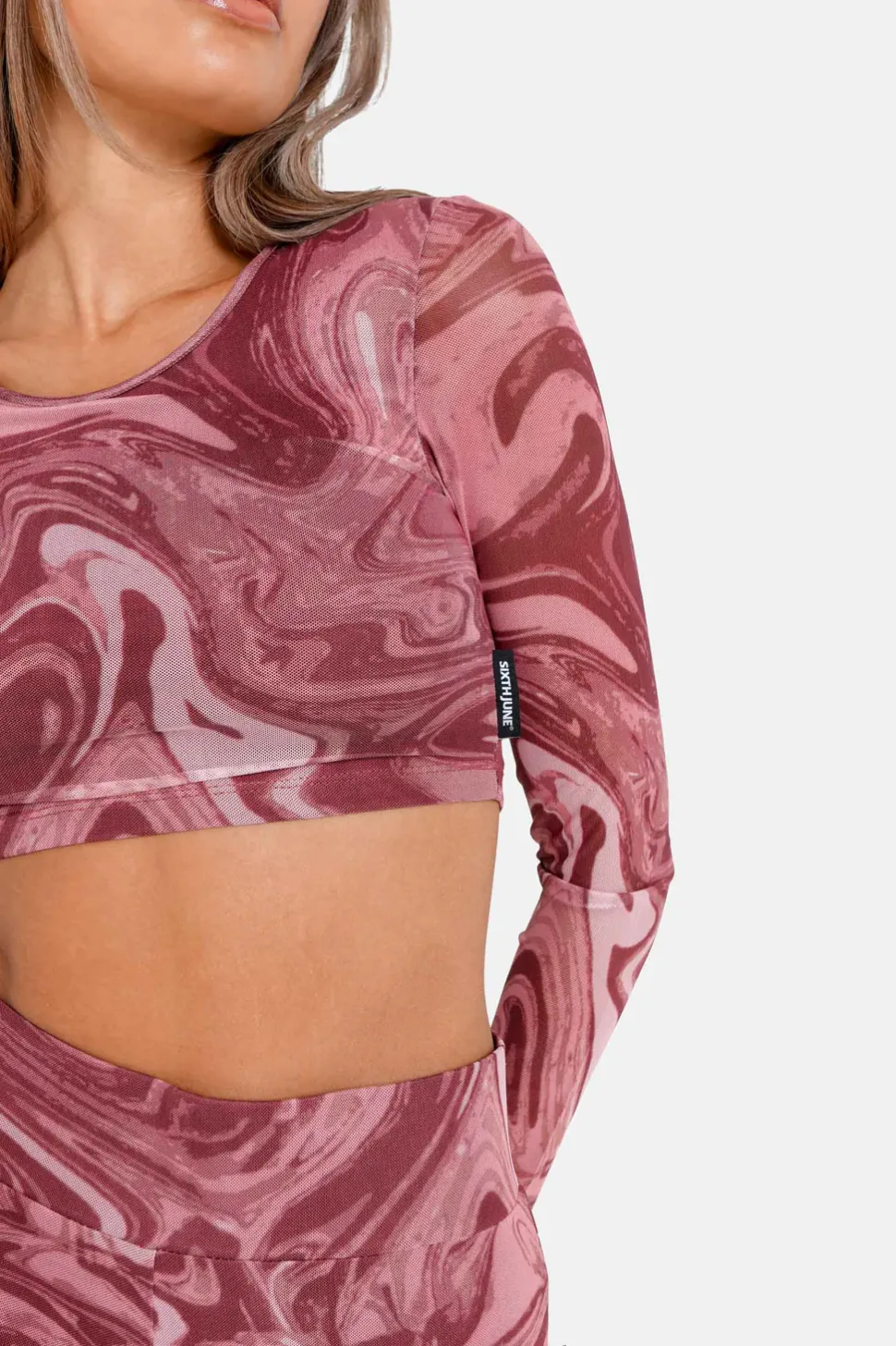 Top Court Mesh Encore Rose