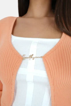 Top Court Ouverture Bijou Devant Orange