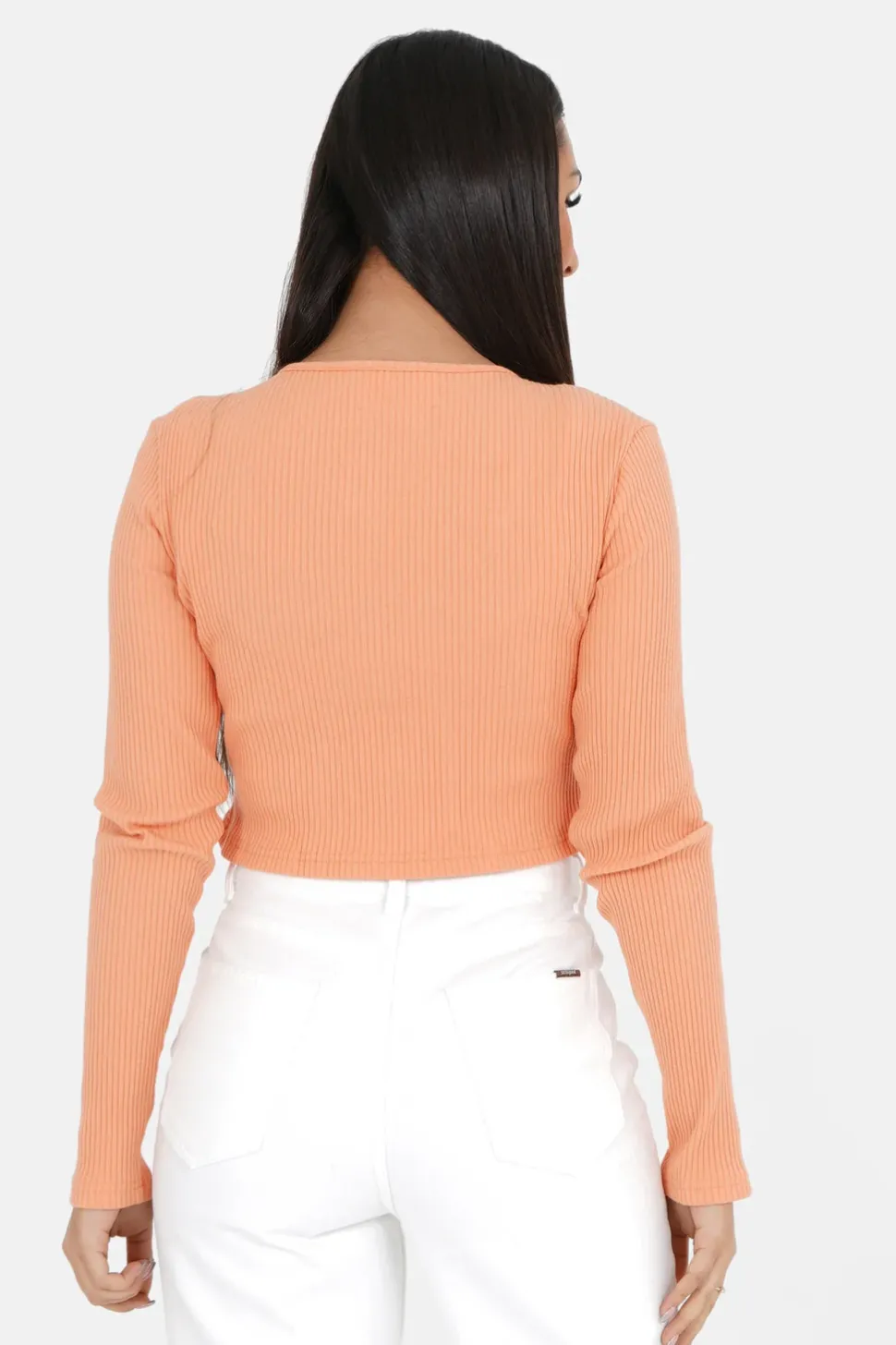 Top Court Ouverture Bijou Devant Orange