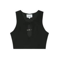 Top Court Ouverture Bijou Noir