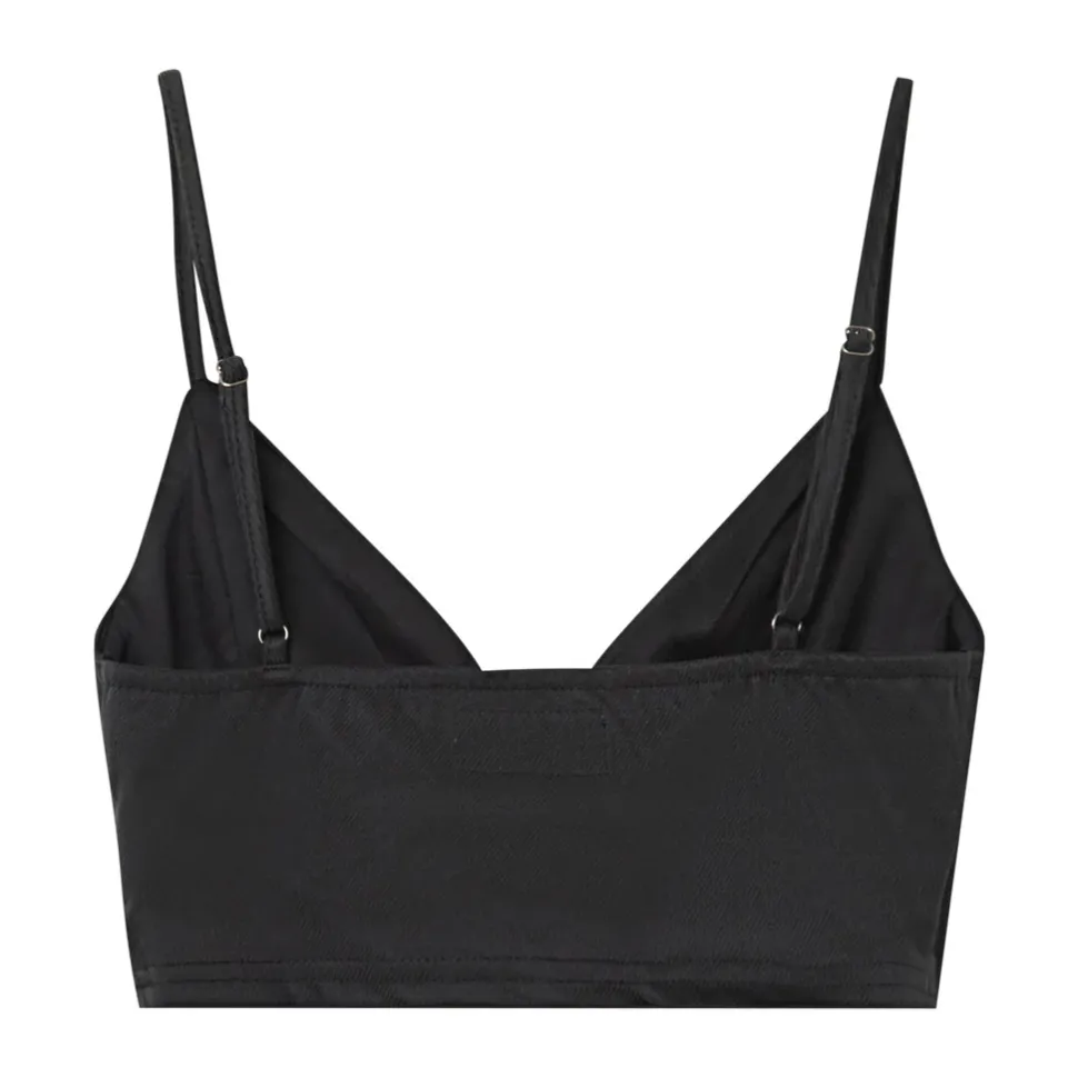 Top Court Satine Noir