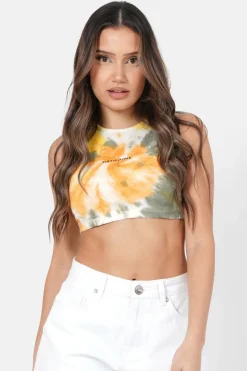 Top Court Tie Dye Spiral Orange