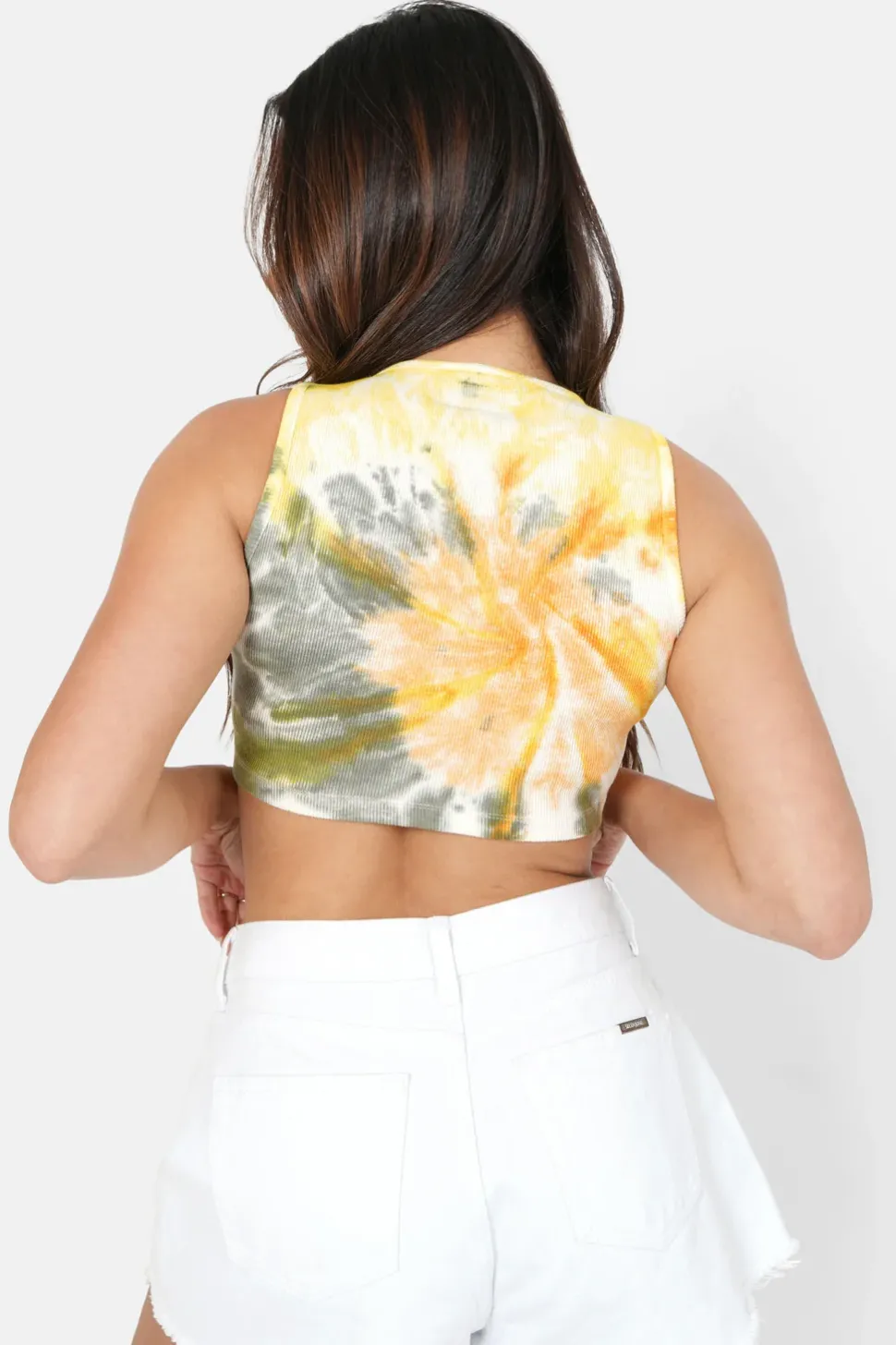 Top Court Tie Dye Spiral Orange