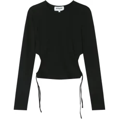 Top Ouverture Sexy Cordon Noir
